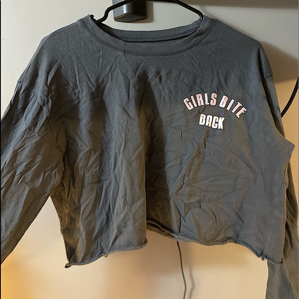 Girls Bite Back Cropped long sleeve shirt